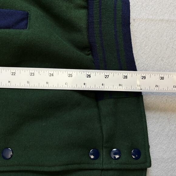 Vtg Fincorp Gatorade Varsity Jacket Mens XXL Blue Green Wool Snaps Coat Rare - Picture 6 of 8